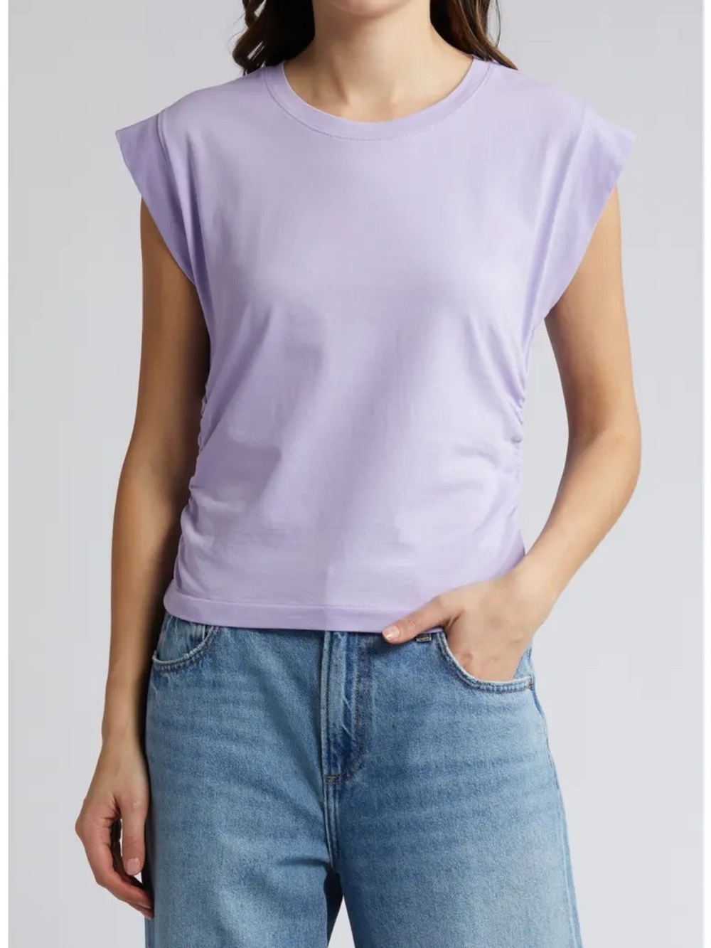 Madewell Muscle Top in Blue - Women